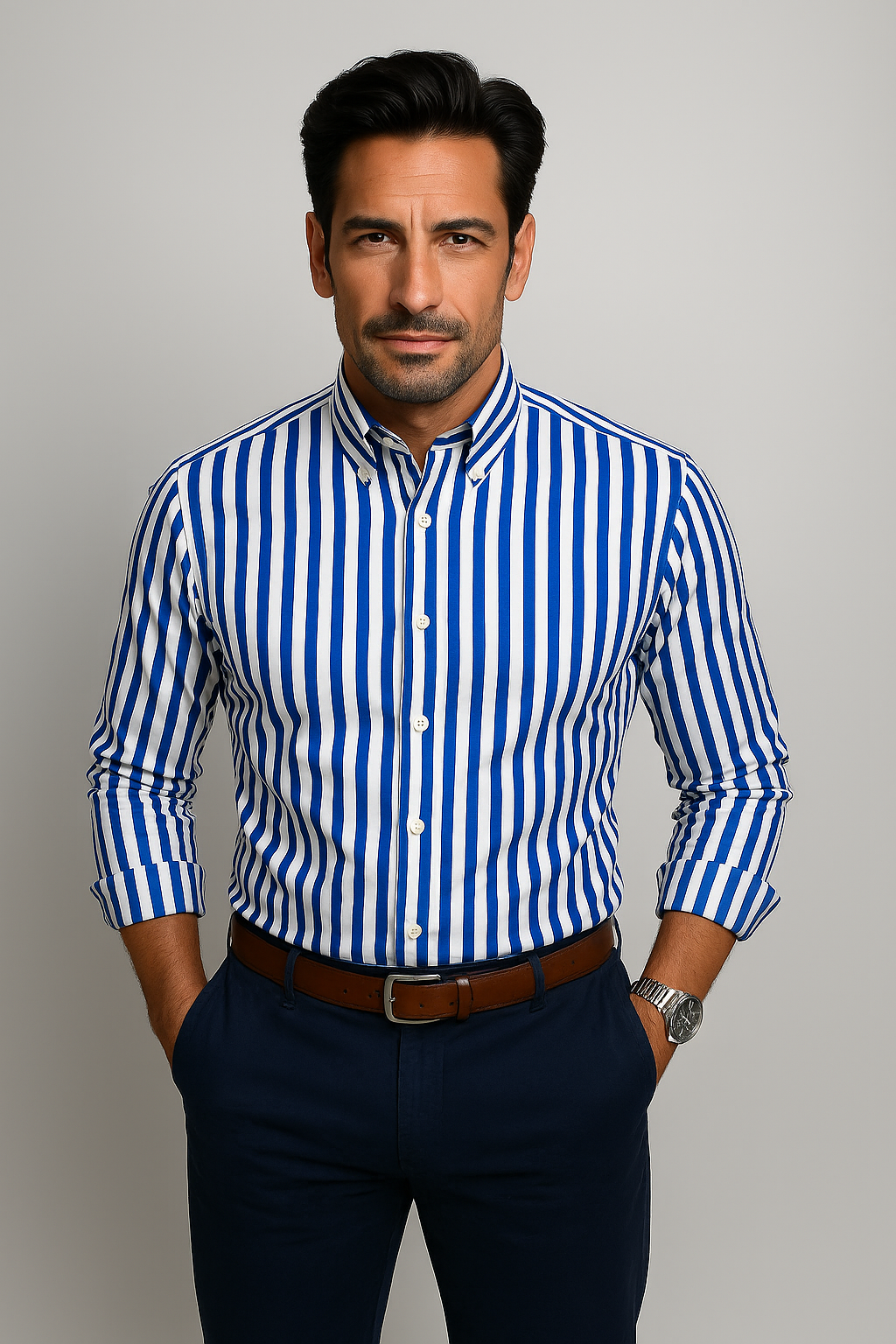 Cazotti - Elegant Shirt with Stripes
