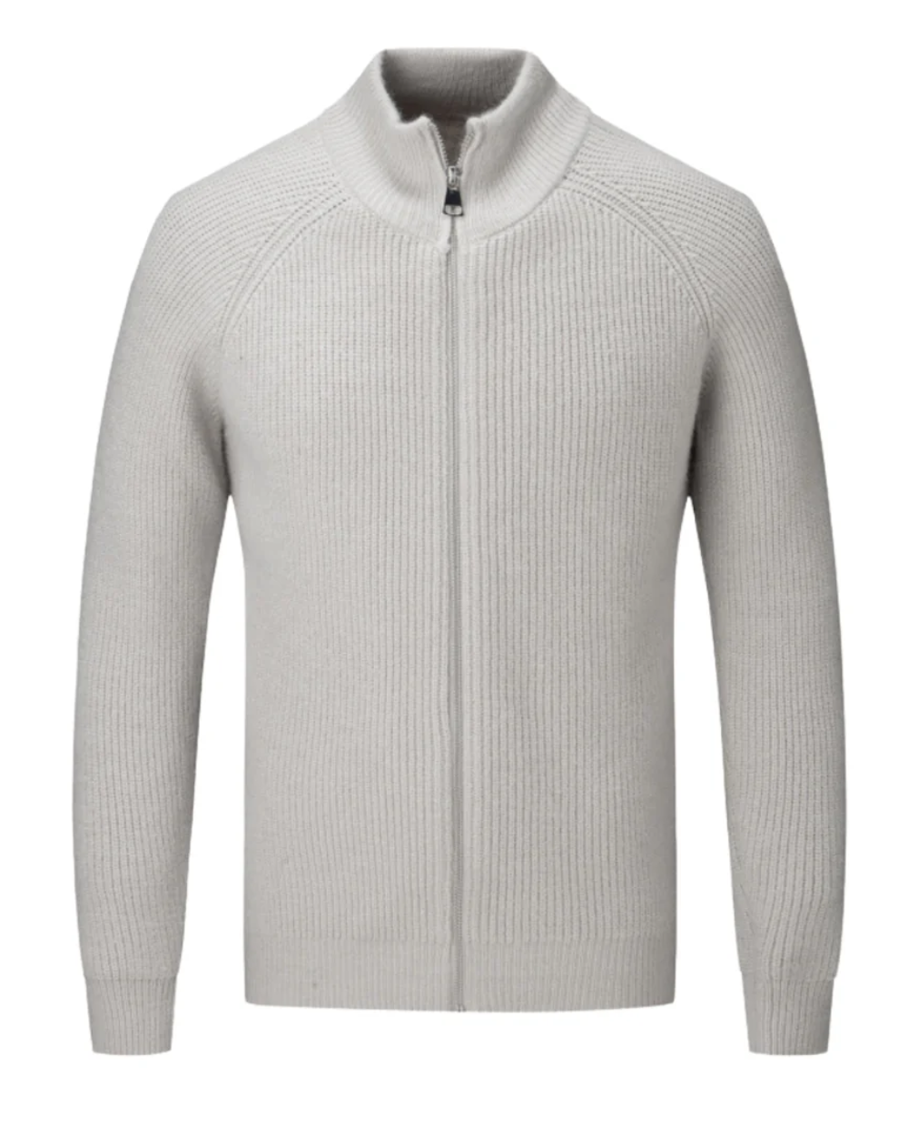 Four Seasons Merino Wool Zipped Cardigan