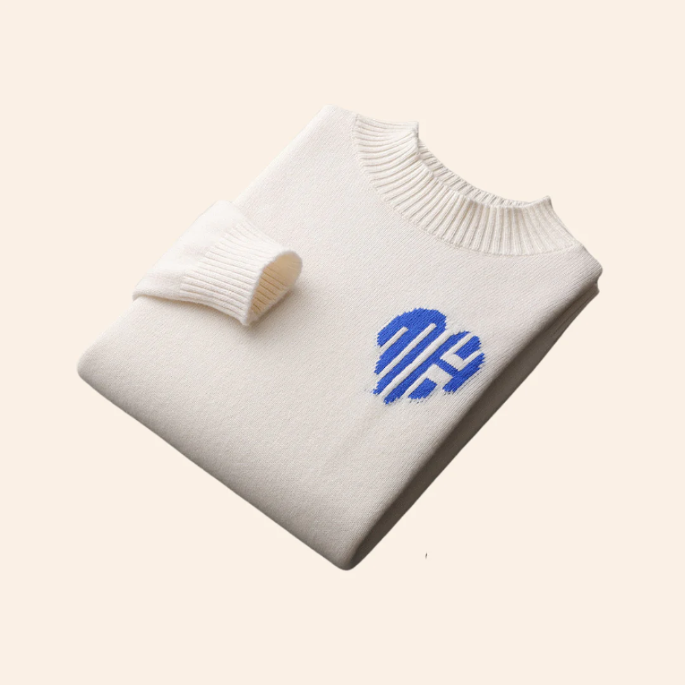 Bora Bora Cashmere Heart Sweater