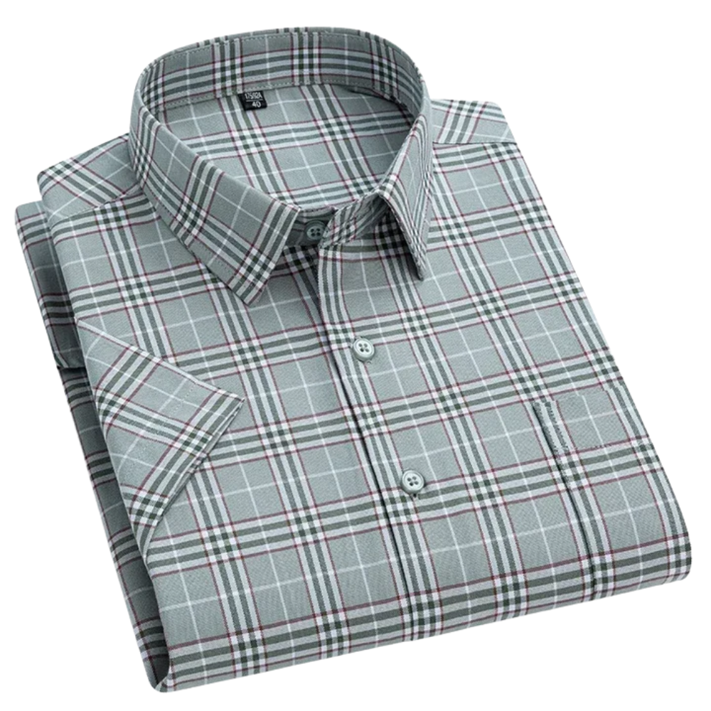 Cazotti - Short-Sleeved Cotton Shirt