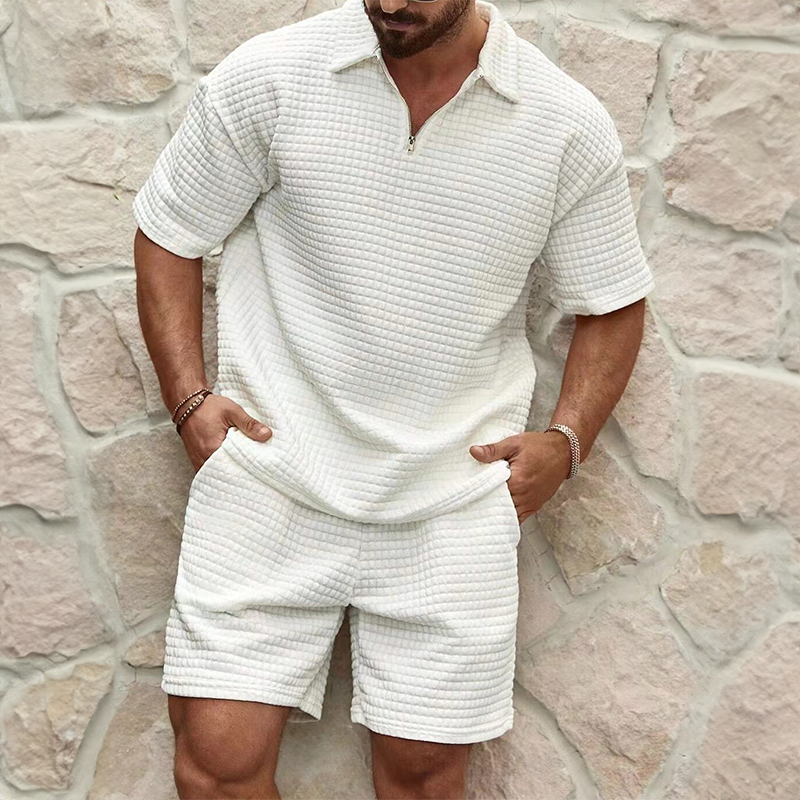 Waffle Knit Set