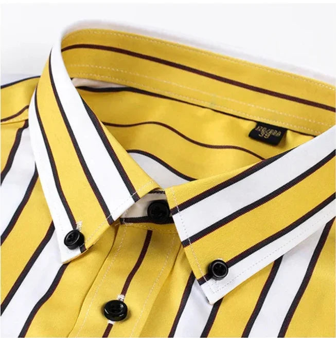 Cazotti - Casual Striped Men's Shirt