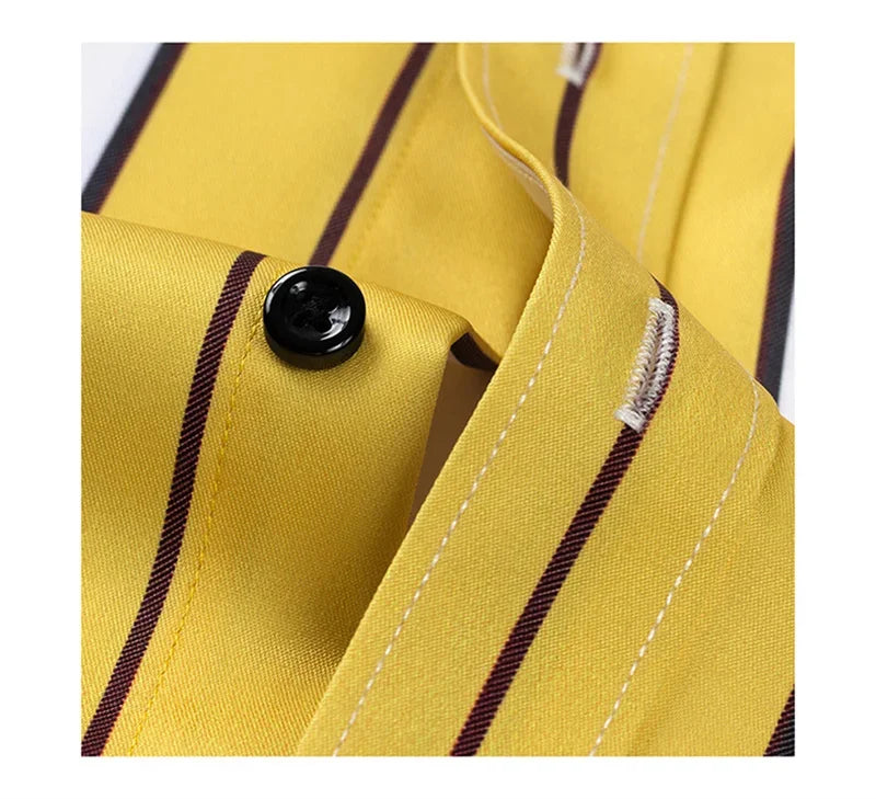 Cazotti - Casual Striped Men's Shirt