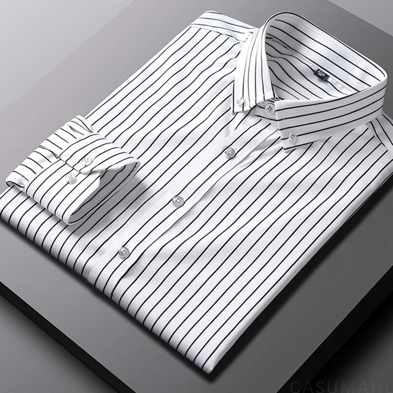 Cazotti - Casual Striped Men's Shirt