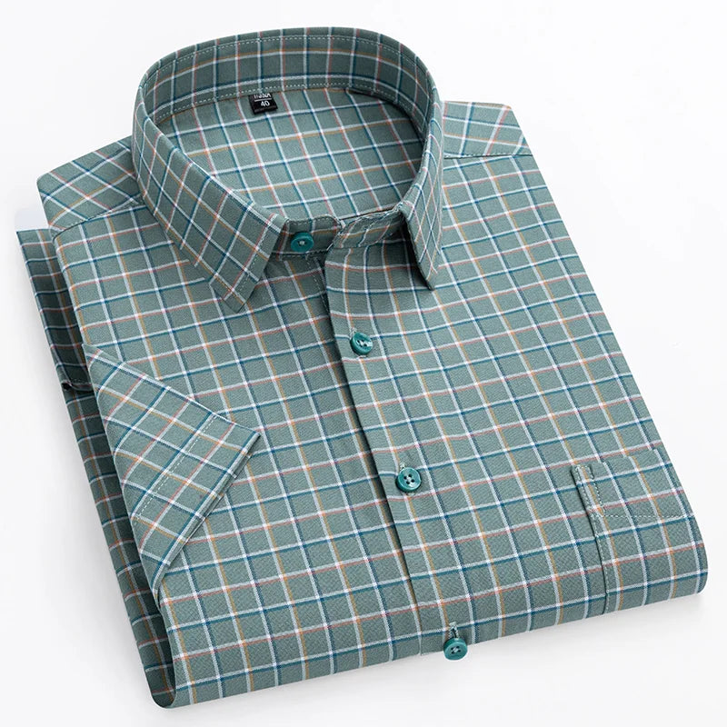 Cazotti - Short-Sleeved Cotton Shirt