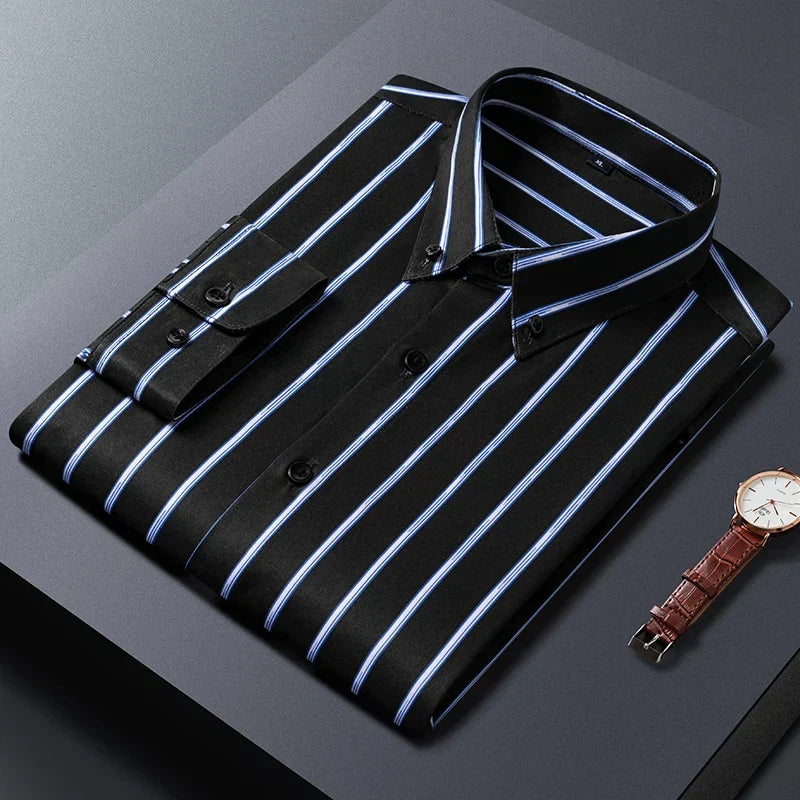 Cazotti - Elegant Striped Men's Shirt