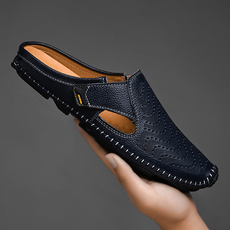 Breathable Italian Leather Sandals