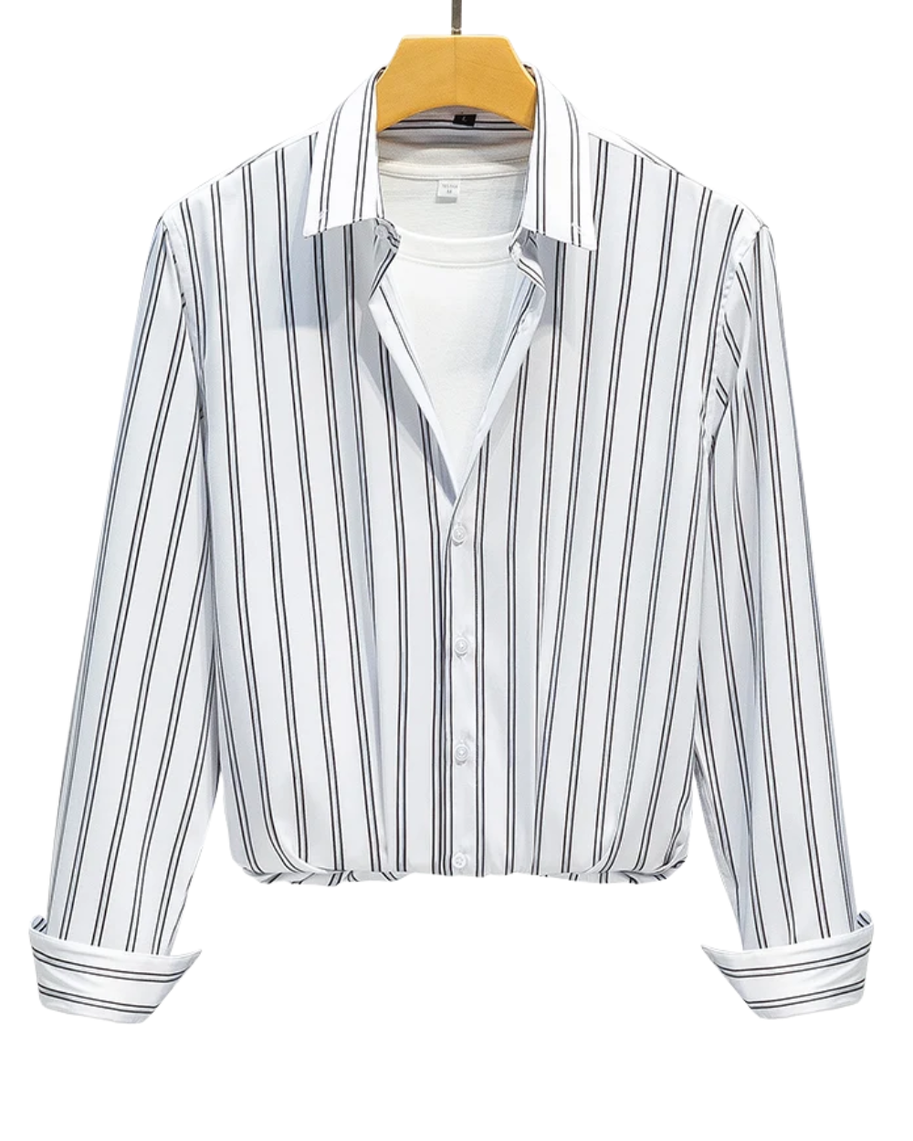 Cazotti - Elegant Striped Men's Shirt