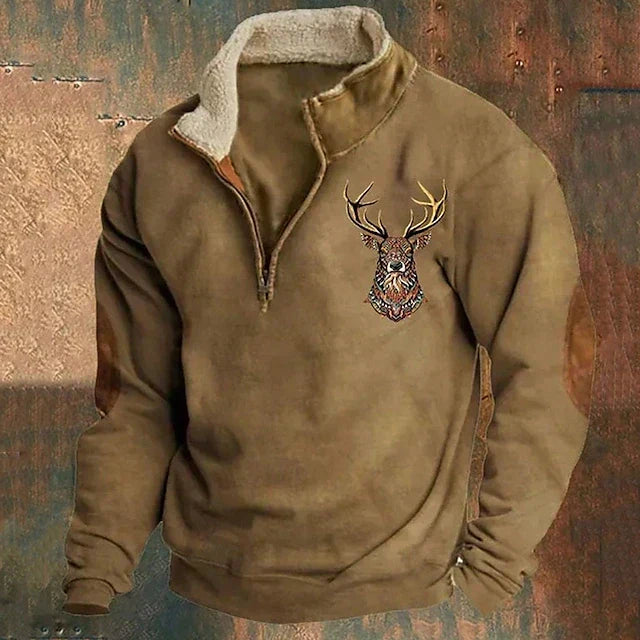 Silvio Vintage Zip Sweater