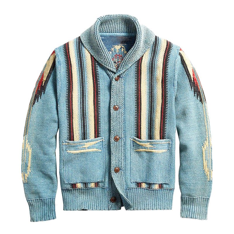 Single Breasted Long Sleeve Knit Cardigan