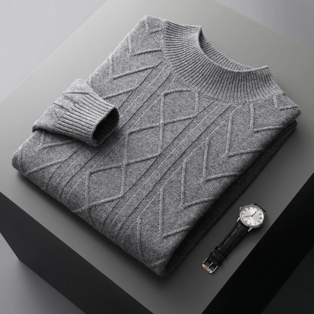 Mizar Patterned Cashmere Sweater