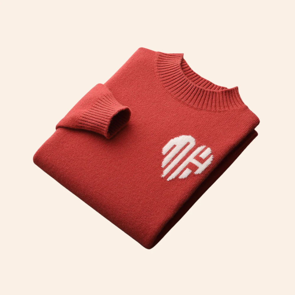 Bora Bora Cashmere Heart Sweater