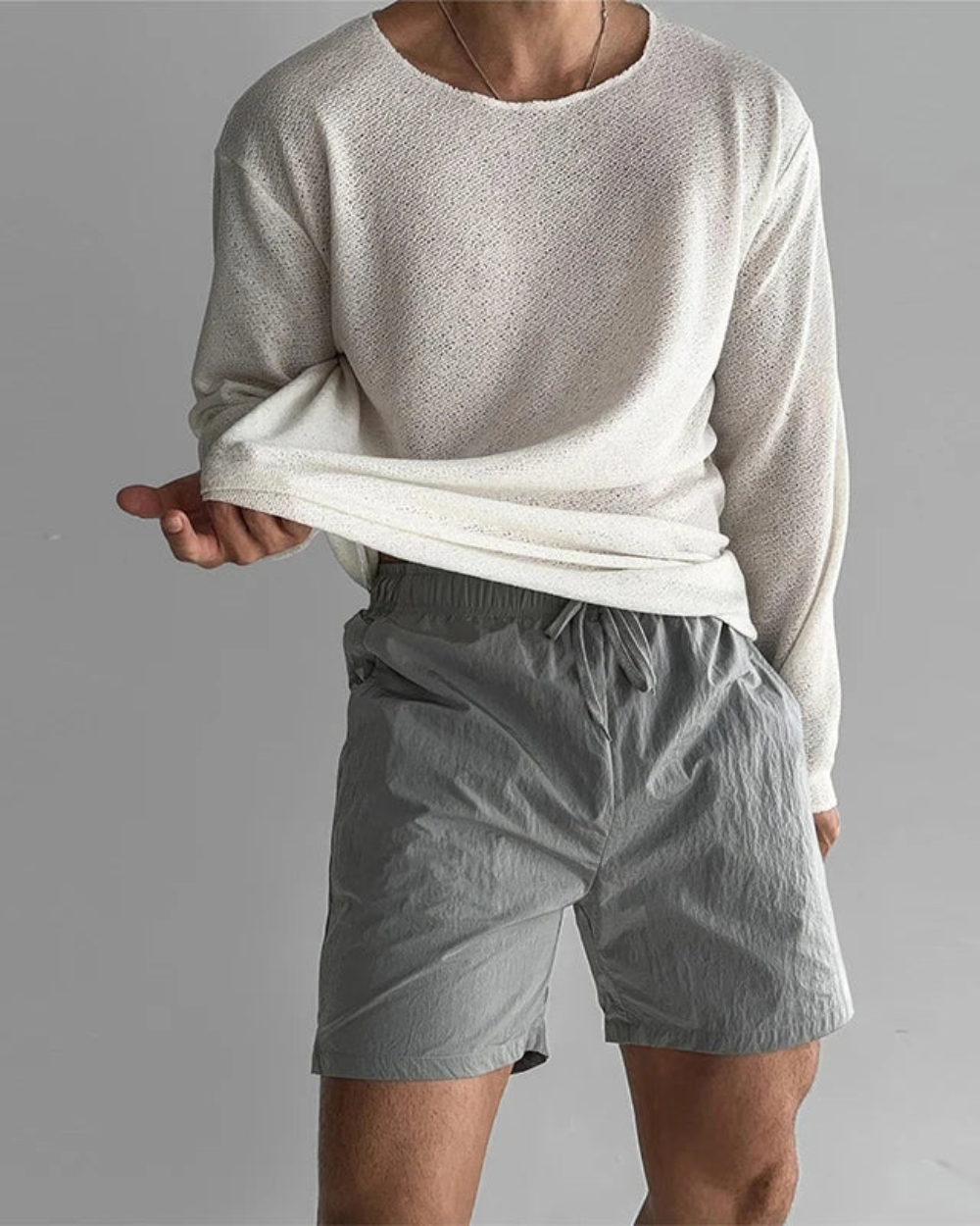Casual Knit T-Shirt