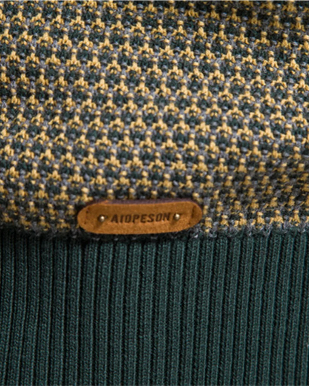 Men's Chequered Sweater
