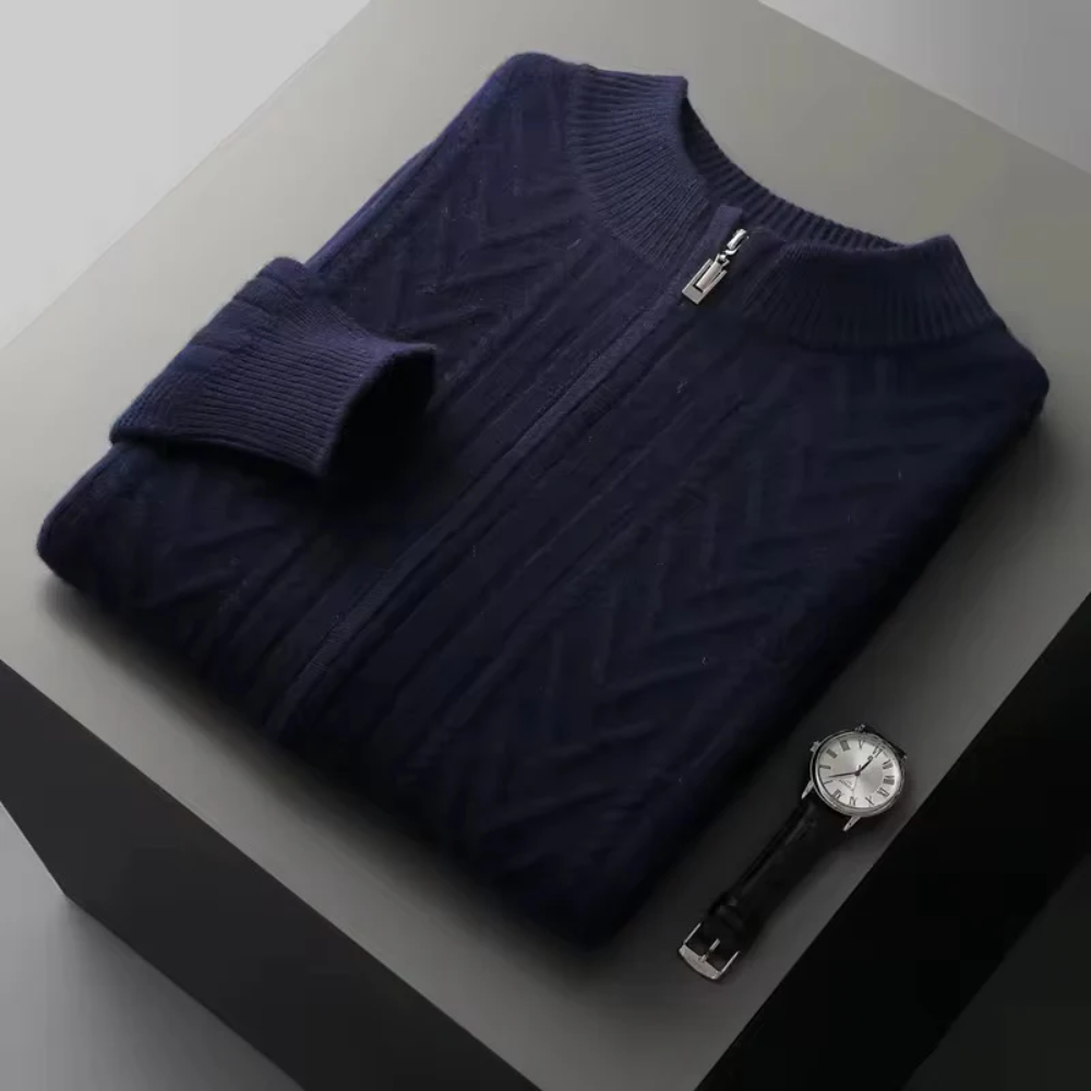 Verona Cashmere Pattern Vest