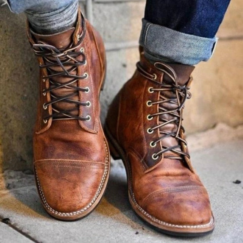 Silas Leather Boots