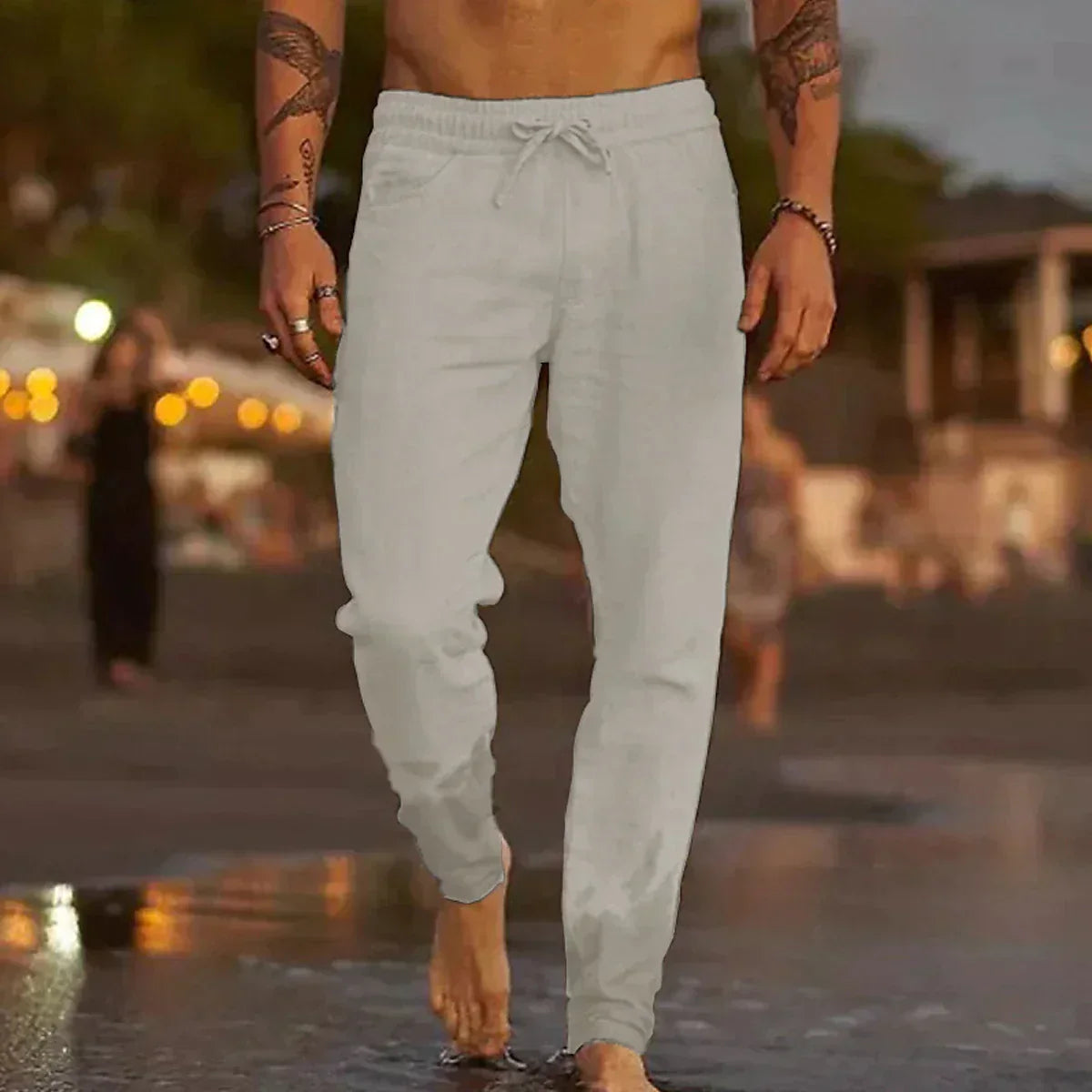Linen Beach Pants