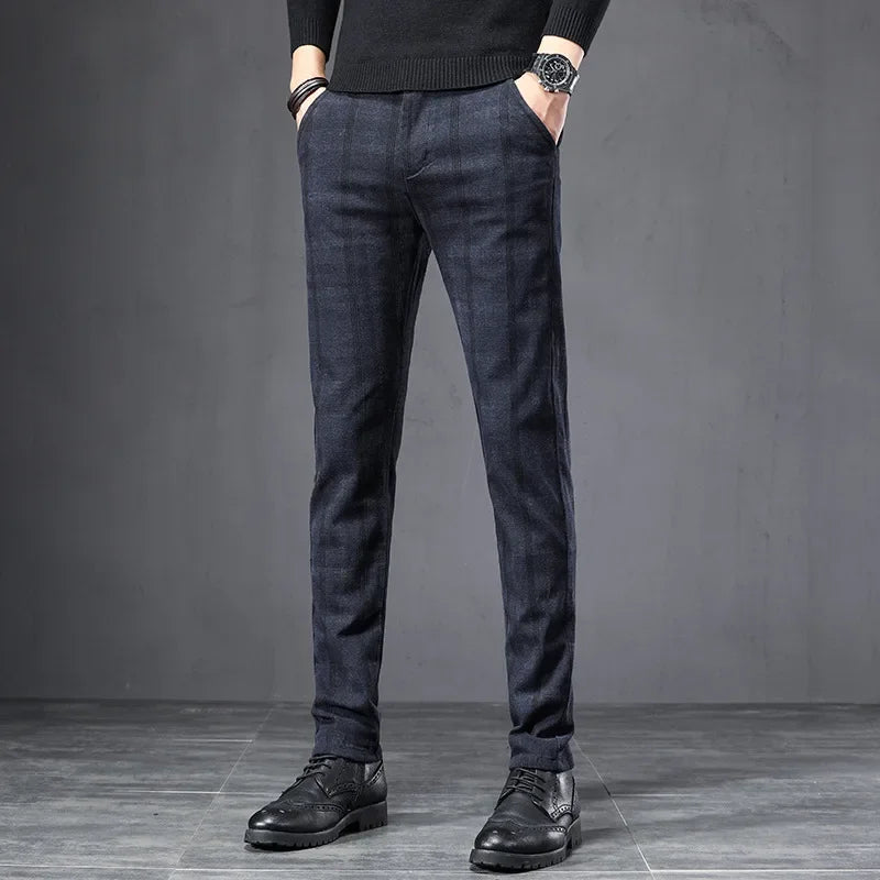 Plaid Casual Pants