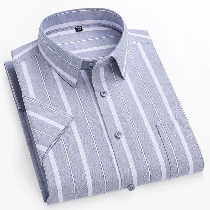Cazotti - Short-Sleeved Cotton Shirt