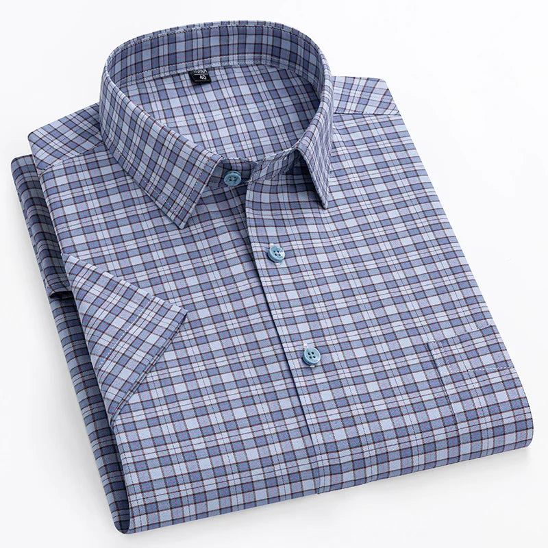 Cazotti - Short-Sleeved Cotton Shirt