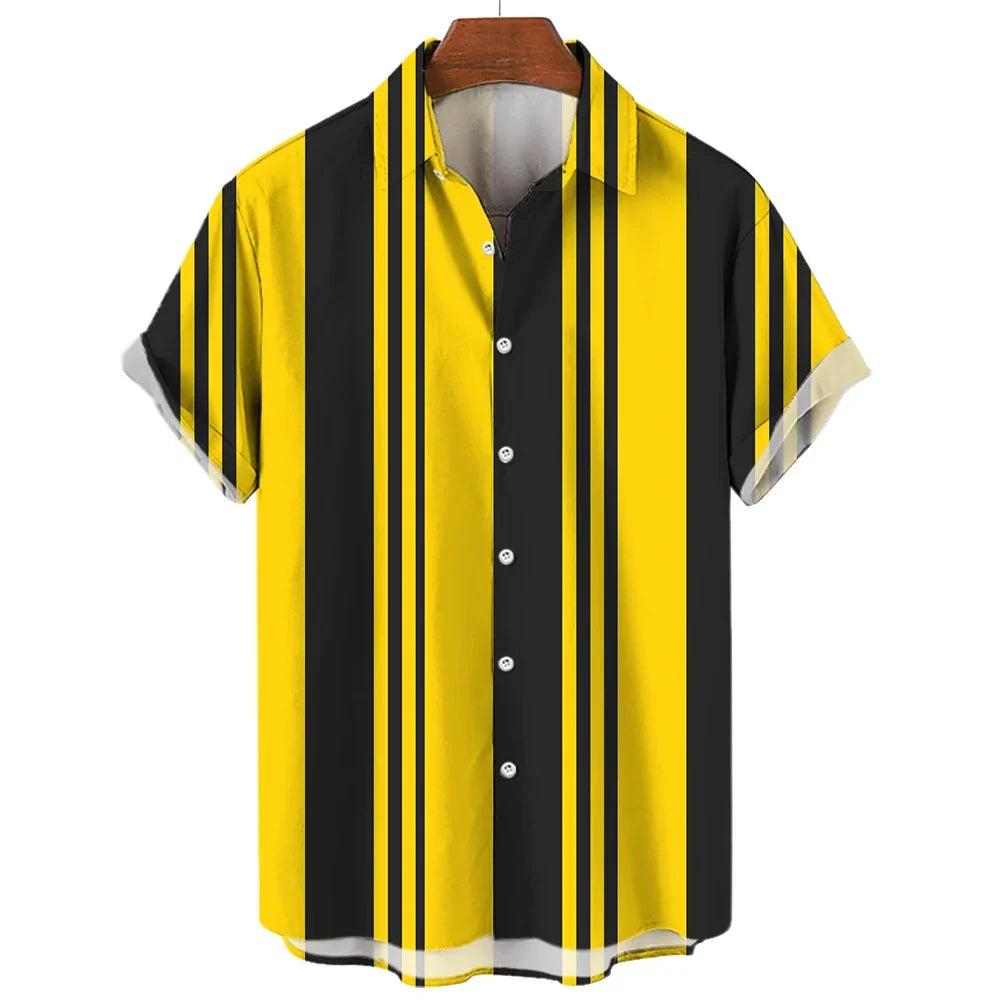 Striped Short Sleeved Summer Shirt