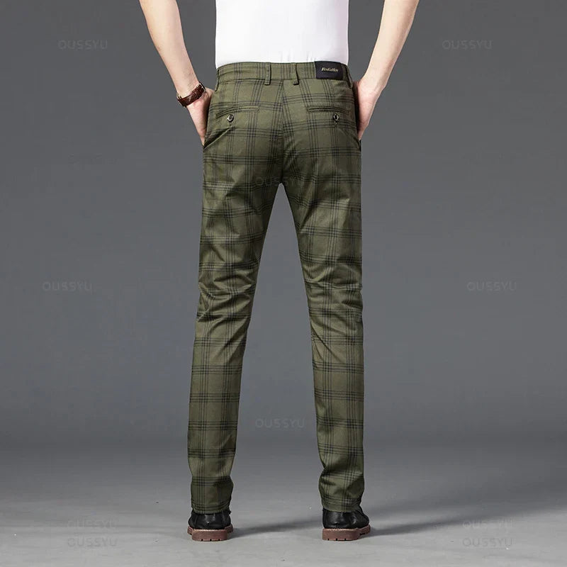 Elegant Plaid Pants