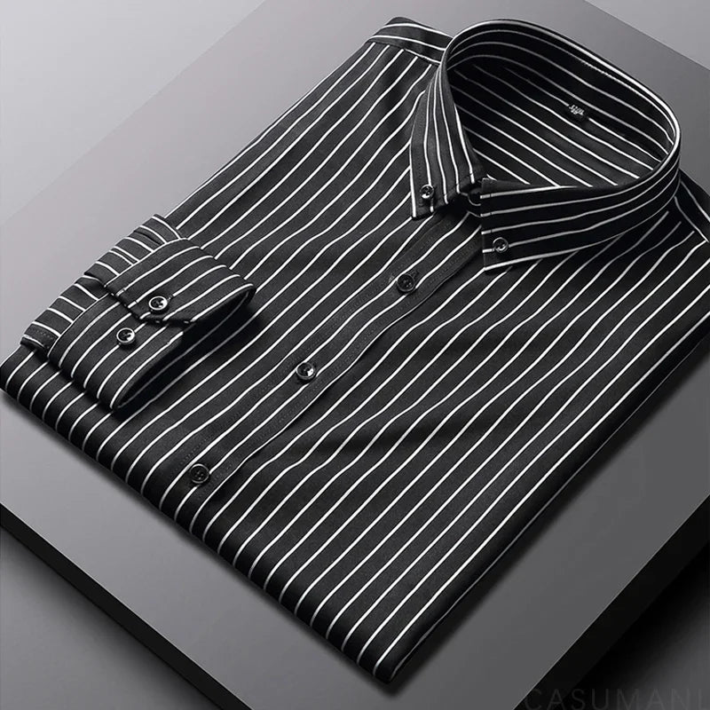 Cazotti - Casual Striped Men's Shirt