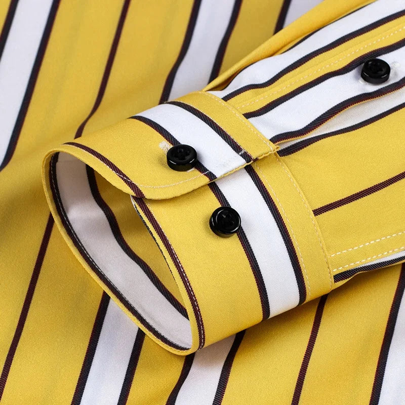 Cazotti - Casual Striped Men's Shirt
