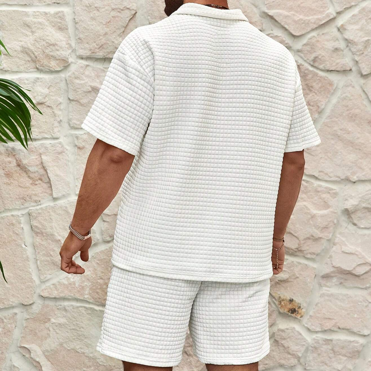 Waffle Knit Set
