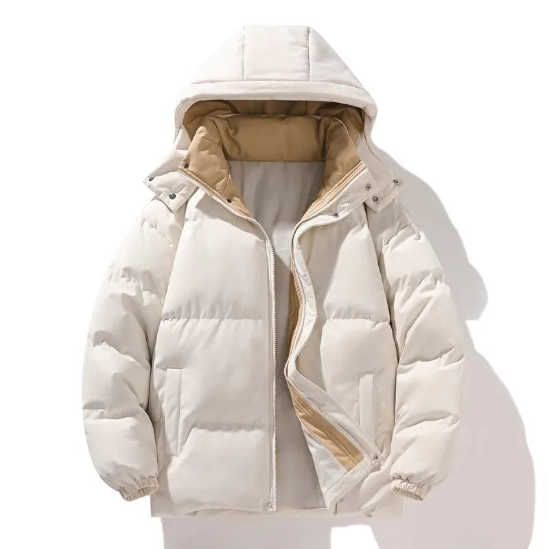 Elegant Hooded Men's Jacket